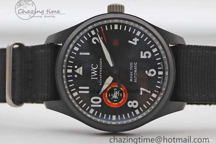 MIROTIME 0403 Mark XVIII ‘TOPGUN SFTI’ Ceramic M+F Best Edition Black Dial on Black Nylon Strap A MultiPurpose 7047